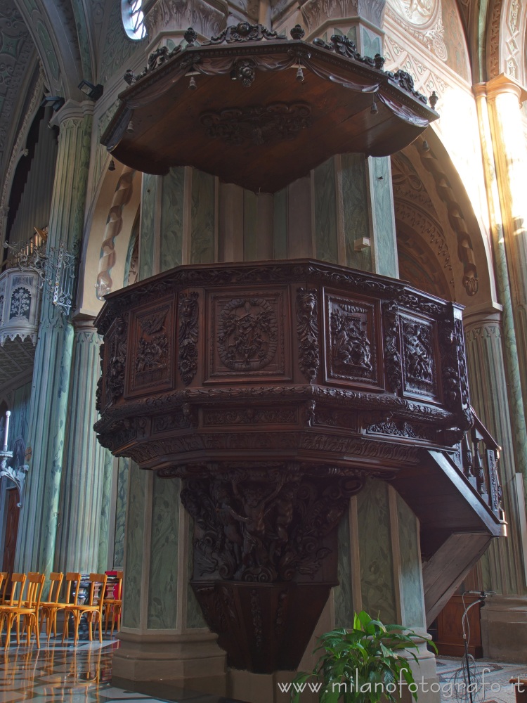 Biella (Italy) - Pulpit of the Cathedral of Biella